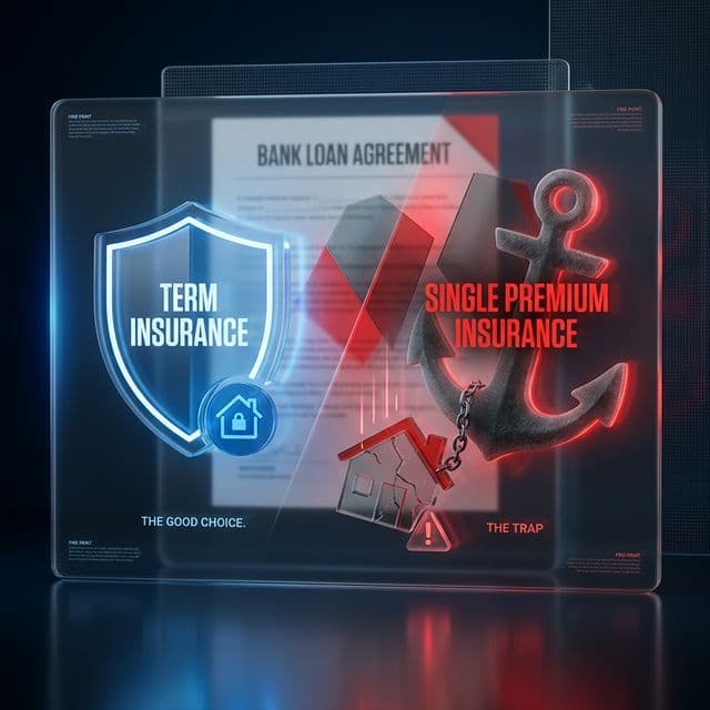 Home Loan Insurance Scam: Why Single Premium policies are a rip-off (Buy Term Insurance instead).