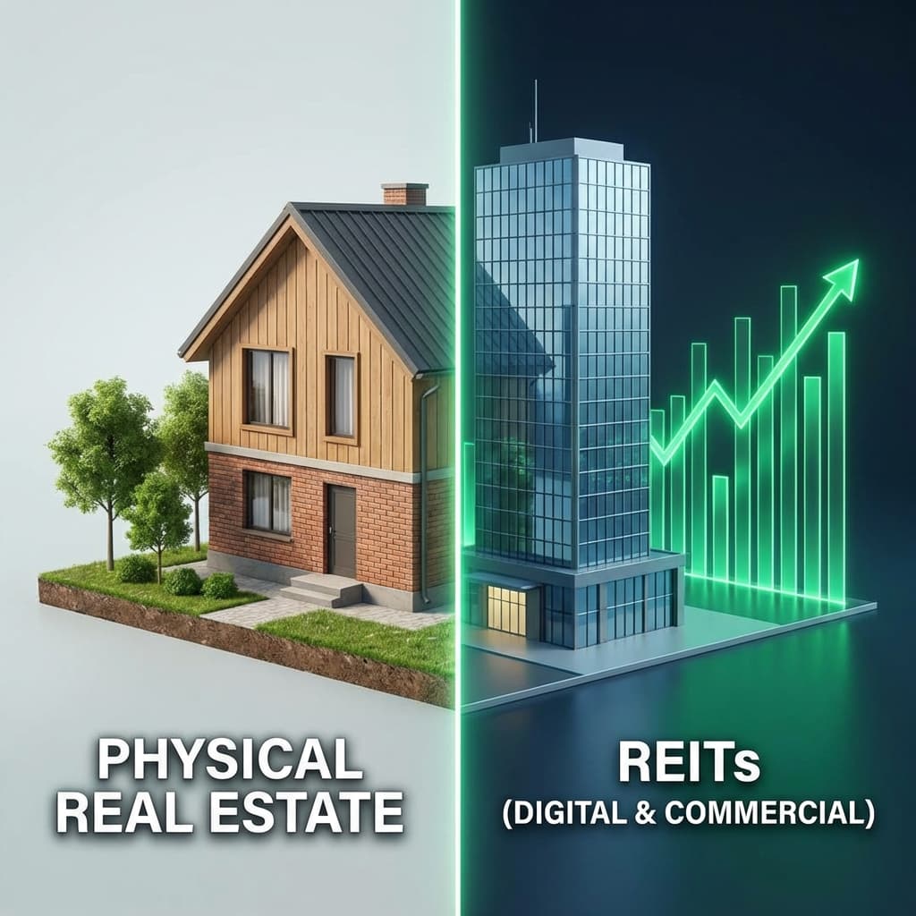 Real Estate vs REITs: The 'Land Rich, Cash Poor' Trap