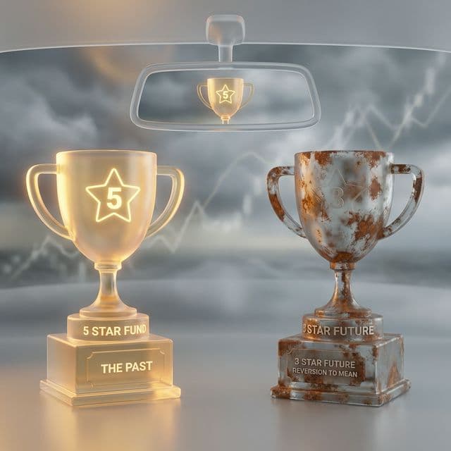 Mutual Fund "Star Ratings": Why 5-Star funds often become 3-Star funds (Reversion to Mean).