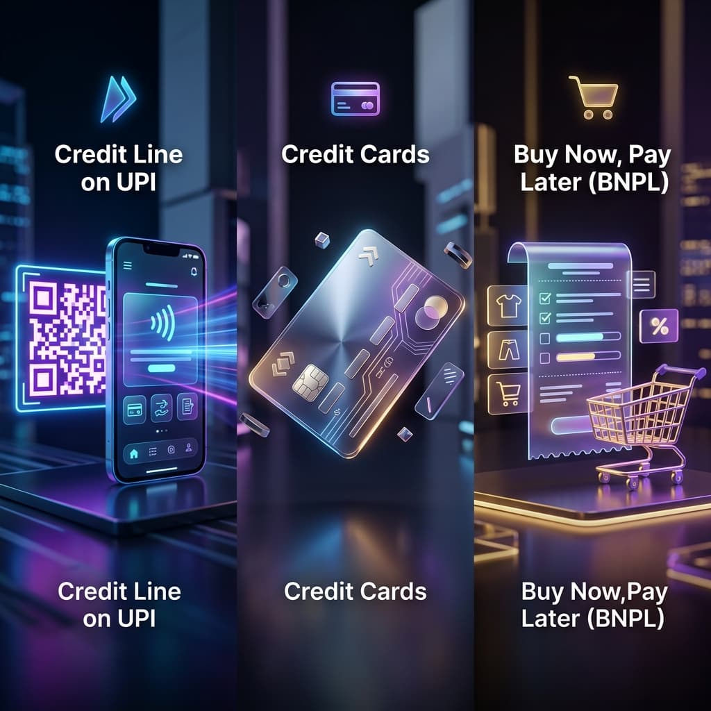 Credit Line on UPI vs Credit Cards vs BNPL: The Ultimate 2026 Guide