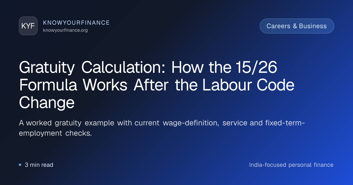 Gratuity Calculation and Tax Rules: How the 15 by 26 Formula Actually ...